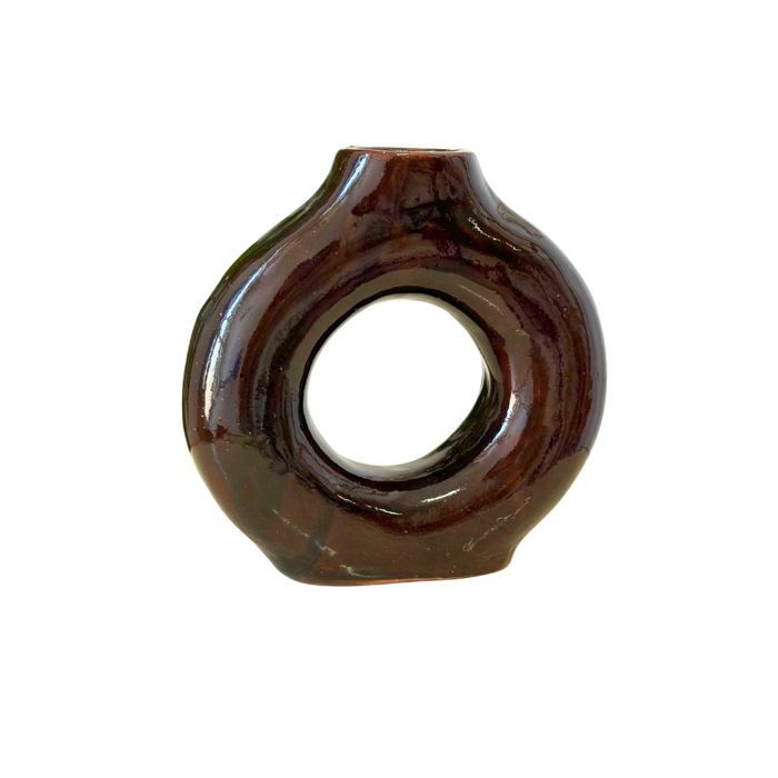 Vase Tafoukt Marron Petit
