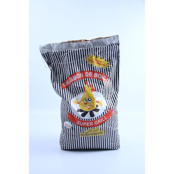 Charbon de bois 5Kg - SUPER GRILL