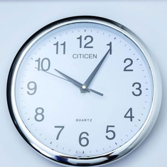 Horloge murale rond Ø: 40cm-Argenté