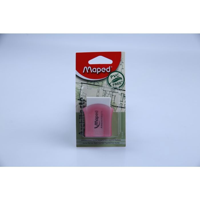 Gomme blanche architecte sous blister - MAPED