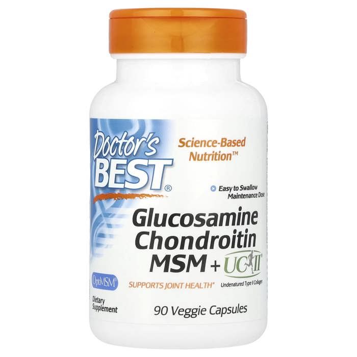 Glucosamine Chondroïtine MSM + UCII, 90 Veggie Capsule