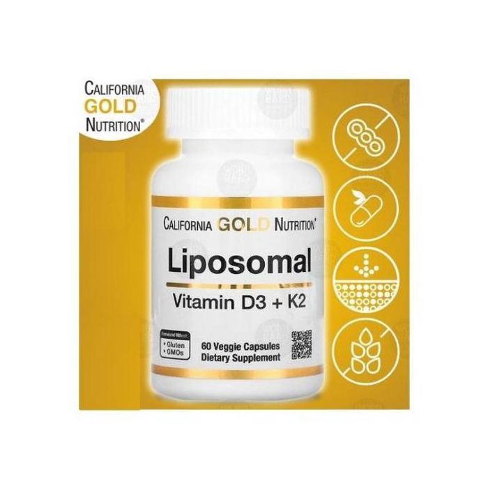 Vitamines K2 et D3 liposomales ,60 caps Renforce immunitaire