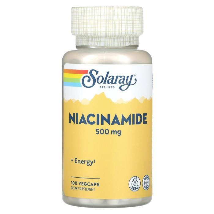 Niacinamide 500 mg & 100 VegCaps / Niacinamide, ou Vitamine B-3