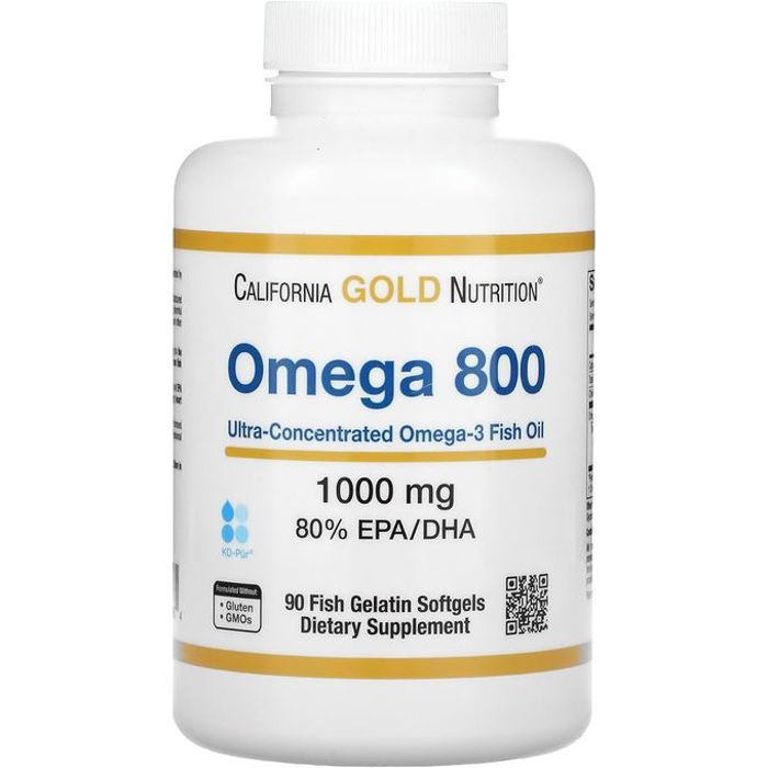 Omega 800 PREMUIM 80 % d'EPA/DHA, 1000 mg, 90 capsules à enveloppe molle