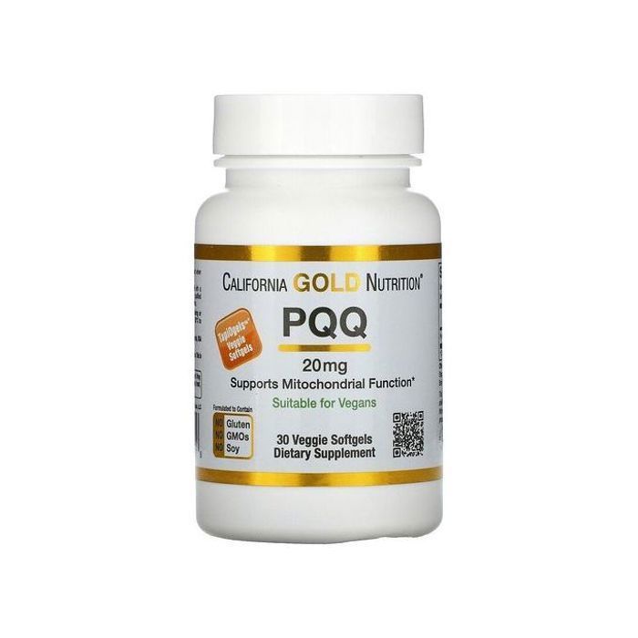 PQQ, 20 mg - 30 capsules végétariennes à enveloppe molle