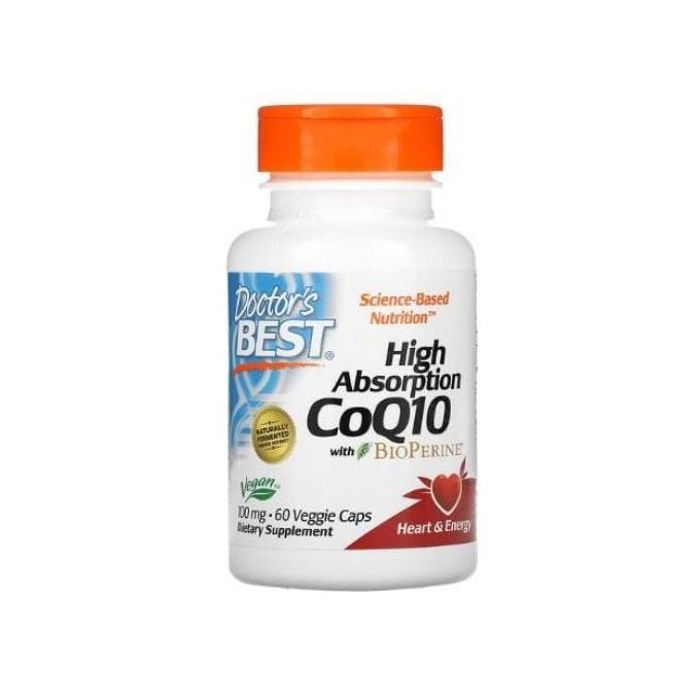 COQ10 COENZYME Q10 (UBIQUINONE) 100 MG 60 CAPSULES> [ANTI-ÂGE + COEUR + ÉNERGIE]