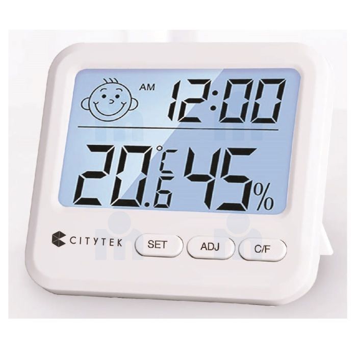 Horloge multifonction - CITYTEK MF109250 BOX3 - Température - Humidité - Design moderne