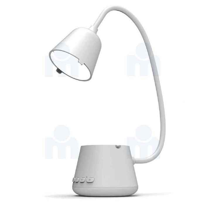Lampe bureau LED - CITYTEK - MF019034 - 5W - Enceinte Bluetooth - Rose/Bleu
