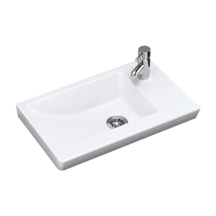 Lavabo en céramique blanche - 50X28