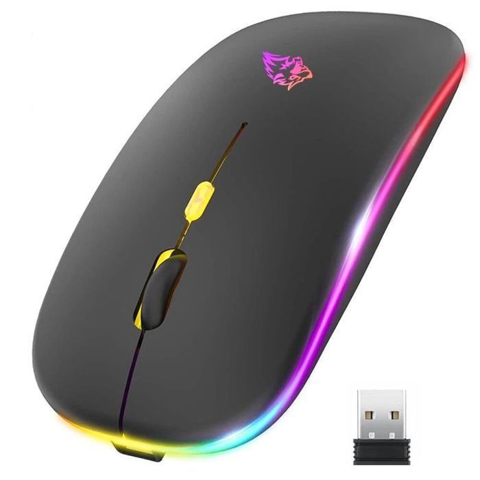 Souris sans fil - GENERIC - X15 - Bluetooth 5.0 - Rechargeable - Ergonomique
