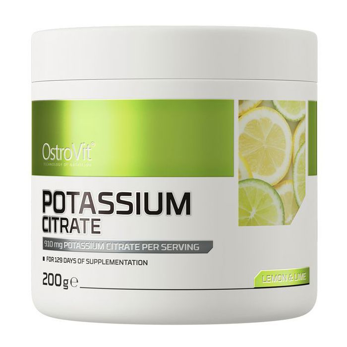 Ostrovit Potassium Citrate 200 g Lemon & Lime- L'Équilibre Électrolytique et Musculaire