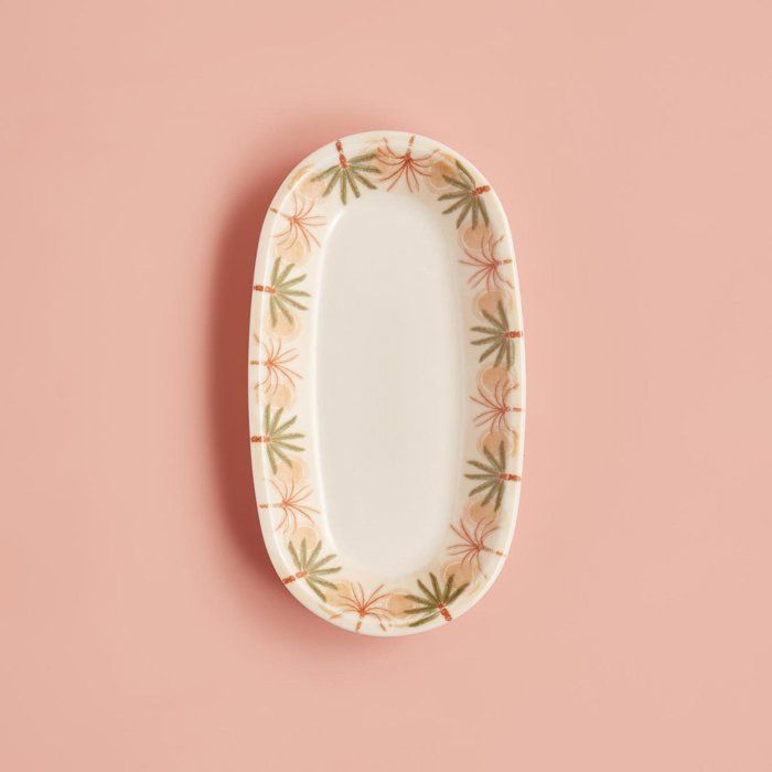 Assiette de présentation - Abstract Safari - Porcelaine - 19x11 cm - Compatible lave-vaisselle - 1 pièce