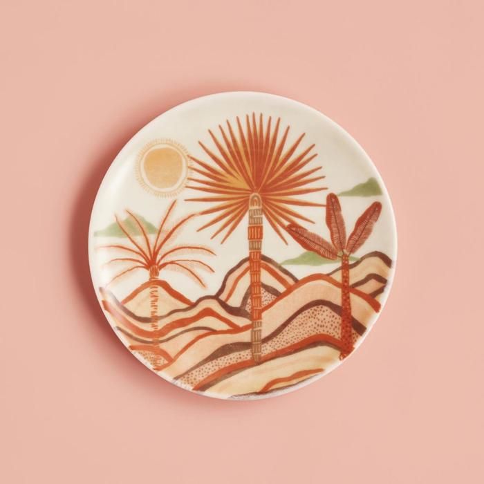 Assiette à gâteau - Abstract Safari - 19 cm - Porcelaine - Lavable au lave-vaisselle - Design élégant
