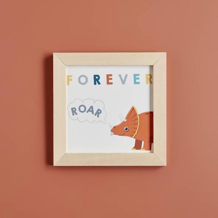 Peinture encadrée Forever Roar Naturel (24x24 cm)