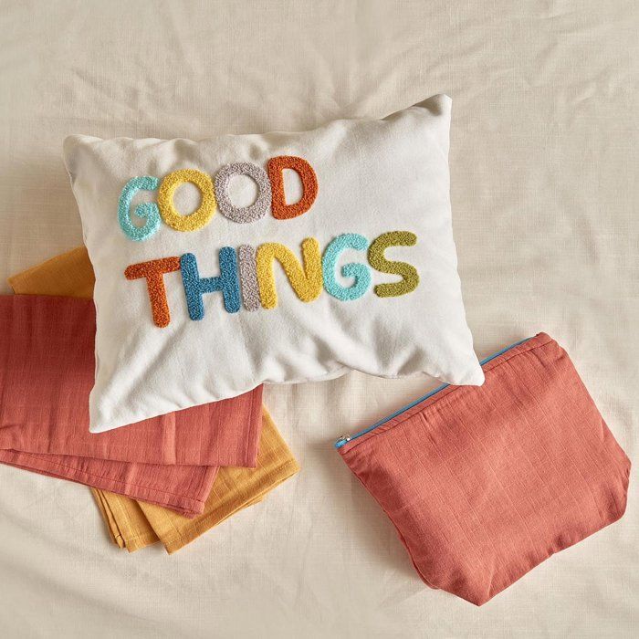 Coussins - BELLA MAISON - Good Punch - 35x35 cm - 100% Polyester - Lavable en machine