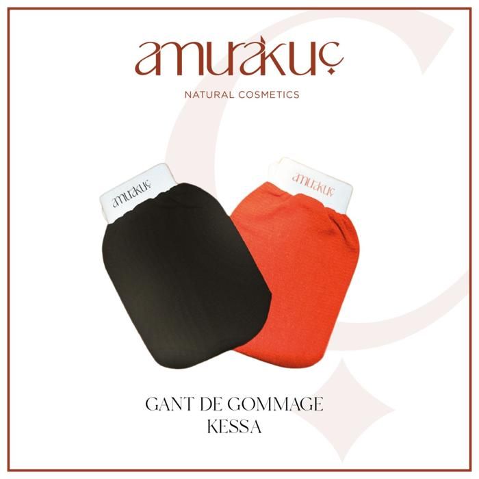 Gant de gommage kessa peau sensibles - couleur aléatoire