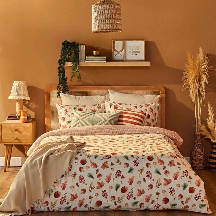 Parure de lit double Ranforce Callista, 100 % coton, carreaux (200x220 cm)