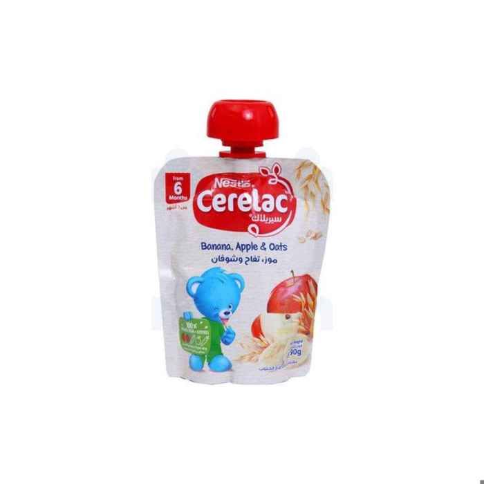 Purée de fruits banane et pomme 90g - CERELAC
