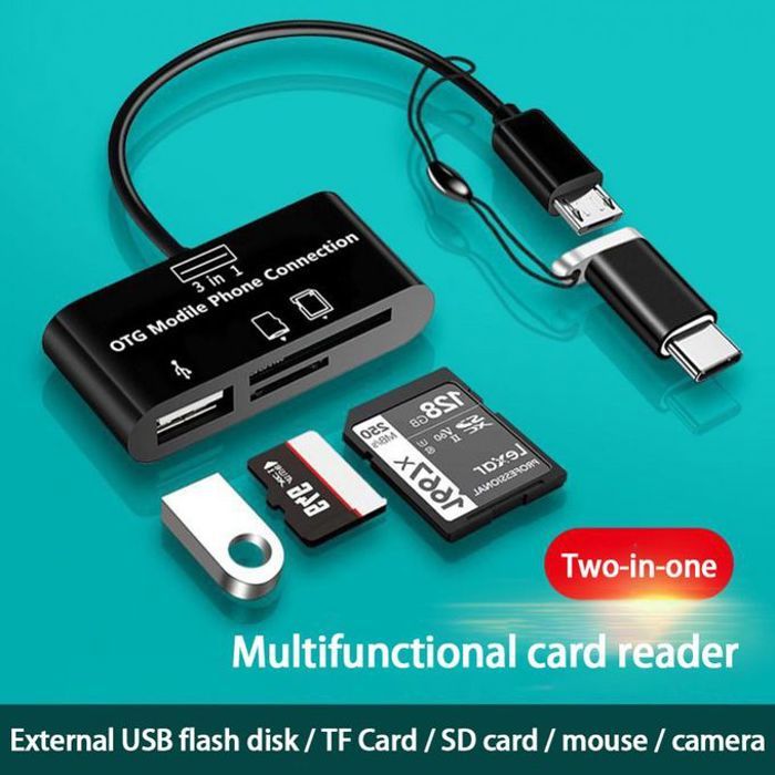 Lecteur de carte Memoire USB 3.0 multifonction ,disque U, type C, micro USB, clé USB TF, clé USB SD, adaptateur