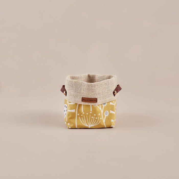 Panier organisateur Cichorium jaune (25x20 cm)