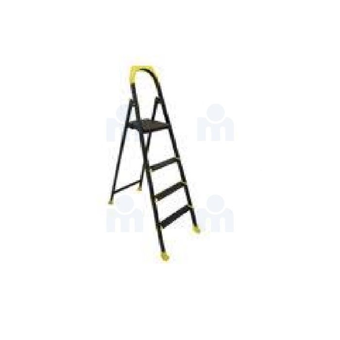 Escabeau - LEO - 113 - Métal - 3 marches - Pliable - 40x71x109cm - Couleur aléatoire