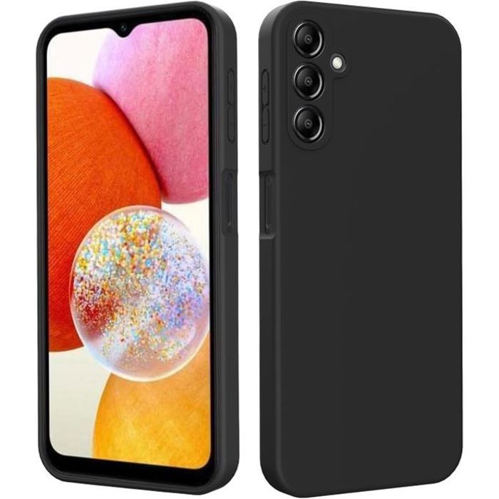 Coque de téléphone - Samsung - Galaxy A14 5G/4G - Silicone antichoc - Ultra fin - Doublure en microfibre