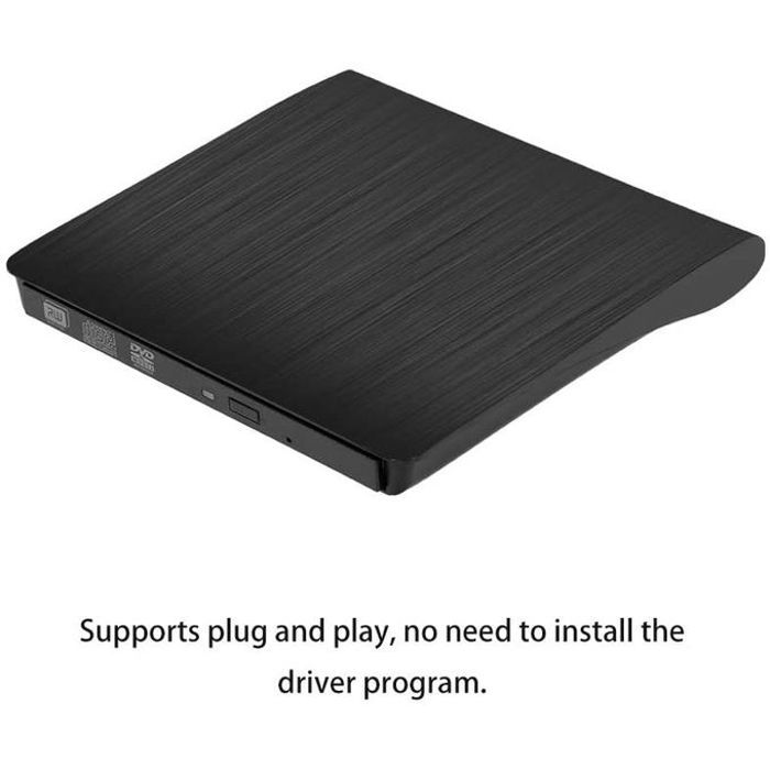 Lecteur / graveur de CD /DVD externe avec interface USB3.0 avec une vitesse Rapide24x