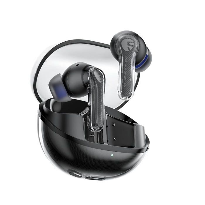 Écouteurs sans fil - SoundPEATS - Clear - Bluetooth 5.3 - 40H Autonomie - IPX4 Étanchéité