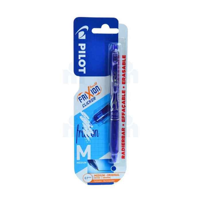 Roller ball effaçable bleu 0,7 mm Frixion ball Clicker - PILOT