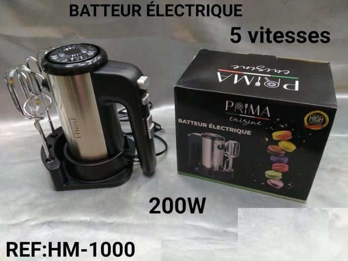BATTEUR ÉLECTRIQUE 5 VITESSES - 200 WATTS