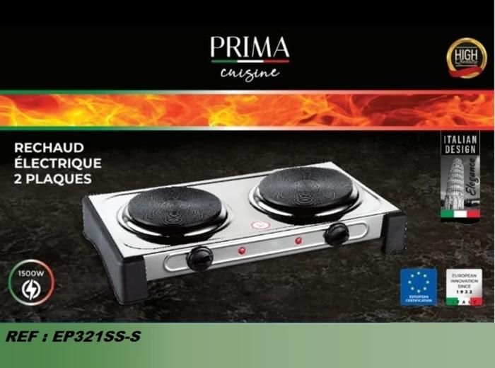 RÉCHAUD ÉLECTRIQUE À 2 PLAQUES