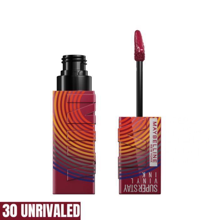 Rouge à Lèvres Liquide - Effet Vinyl Brillant -EDITION LIMITEE MUSIC - SuperStay Vinyl Ink - Teinte : 30 UNRIVALED