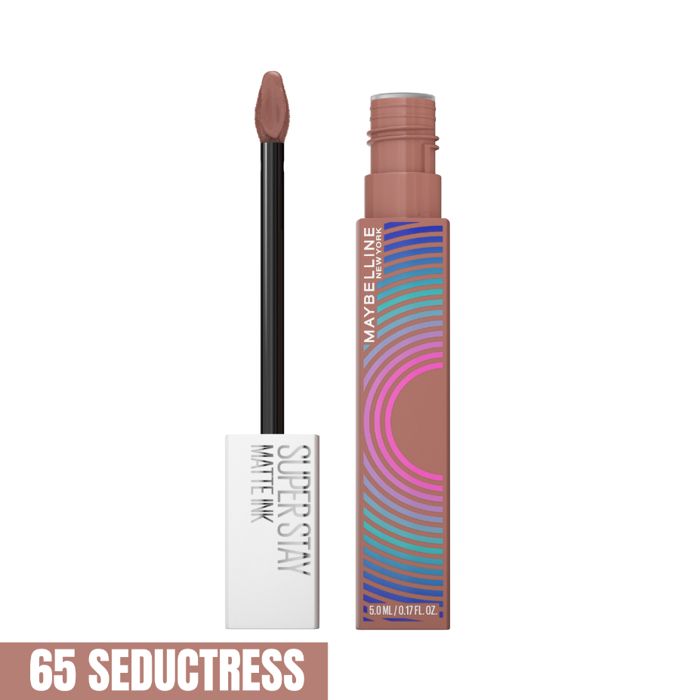 Rouge à Lèvres Liquide - Effet Mat - Longue Tenue - SuperStay Matte Ink -EDITION LIMITEE MUSIC - Teinte : 65 SEDUCTRESS