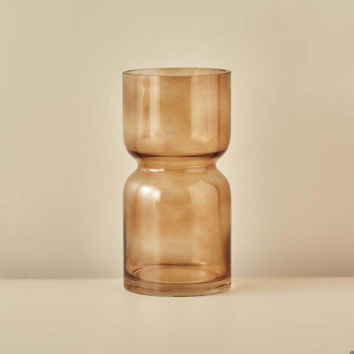 Échantillon de Vase Ambre (11x11x22 cm)