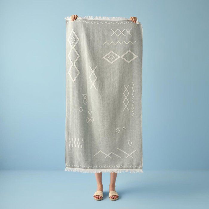 Serviette de plage Marissa vert (75x150 cm)