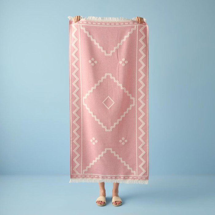 Serviette de plage Serena rouge (75x150 cm)