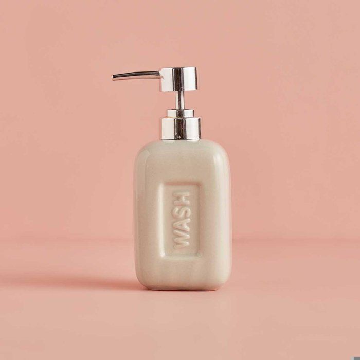Distributeur de savon - BELLA MAISON - Vasilisi - Grès - 260 ml - Vert