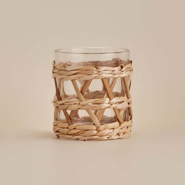 Bougeoir Tekna Naturel (7x7x8 cm)