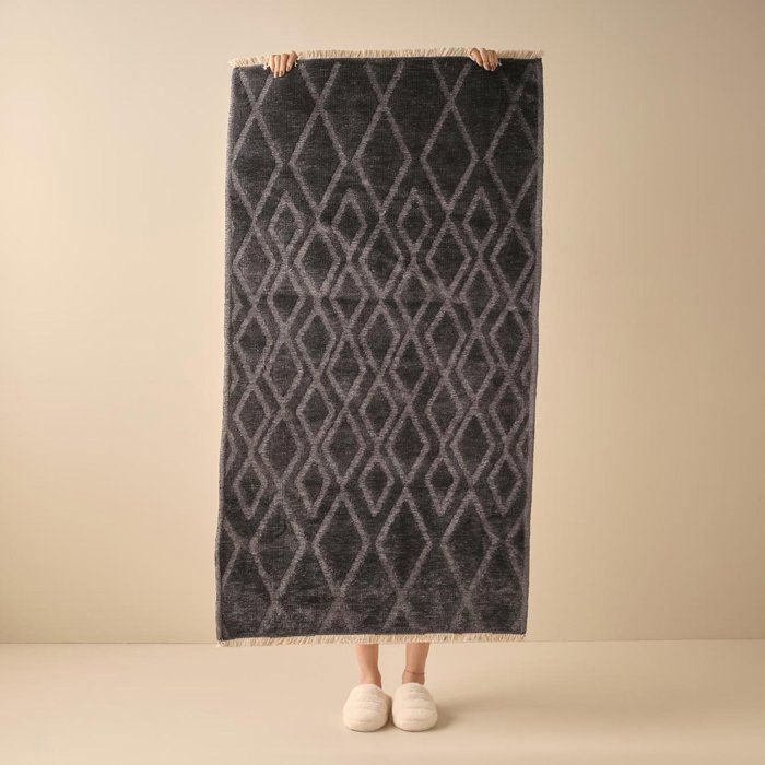 Tapis Diamant Anthracite (80x150 cm)