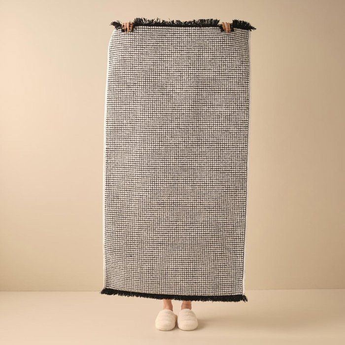 Tapis Petite Carreau Blanc (80x150 cm)