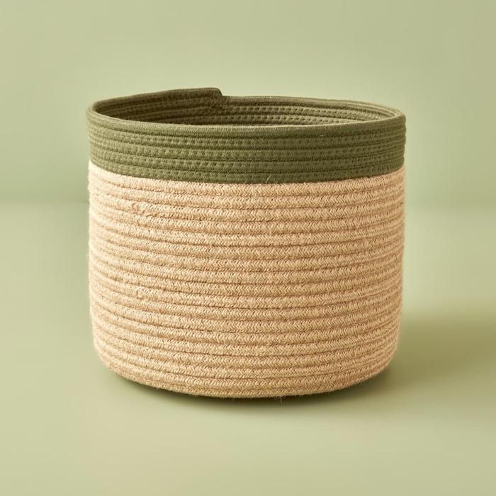 Panier Windy Bicolore Naturel (27x20 cm)