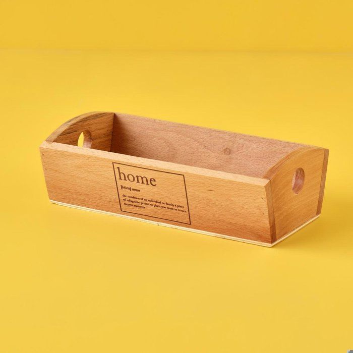 Boîte à pain en bois pour la maison (28x13,5 cm)