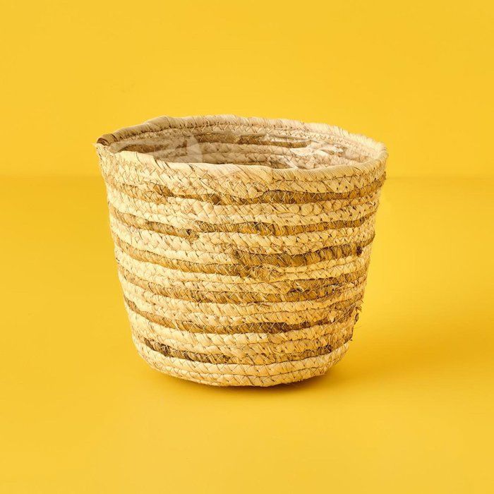 Pot de fleur en osier Sedna naturel (18x21 cm)