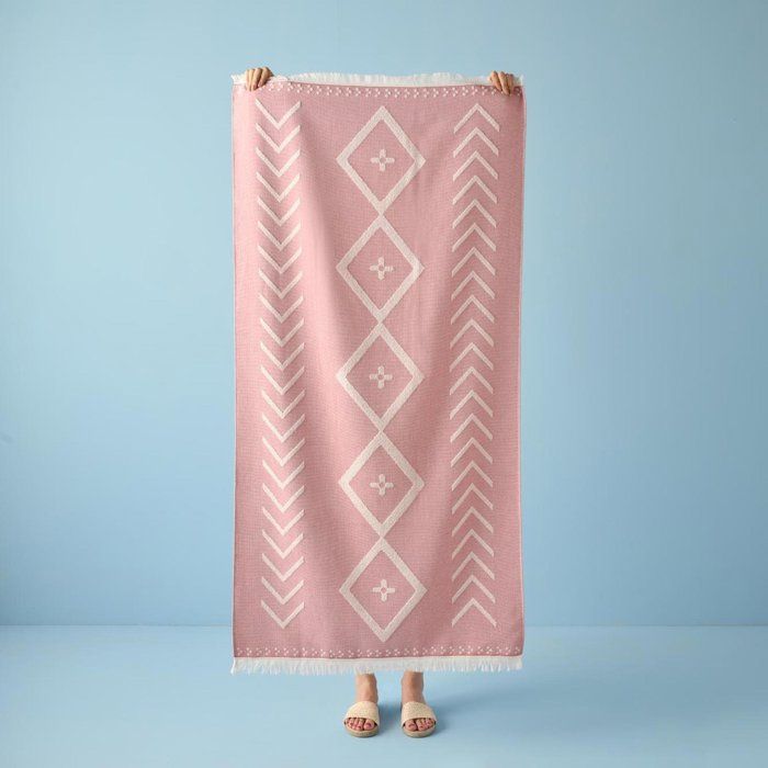 Serviette de plage Ariana rouge (75x150 cm)