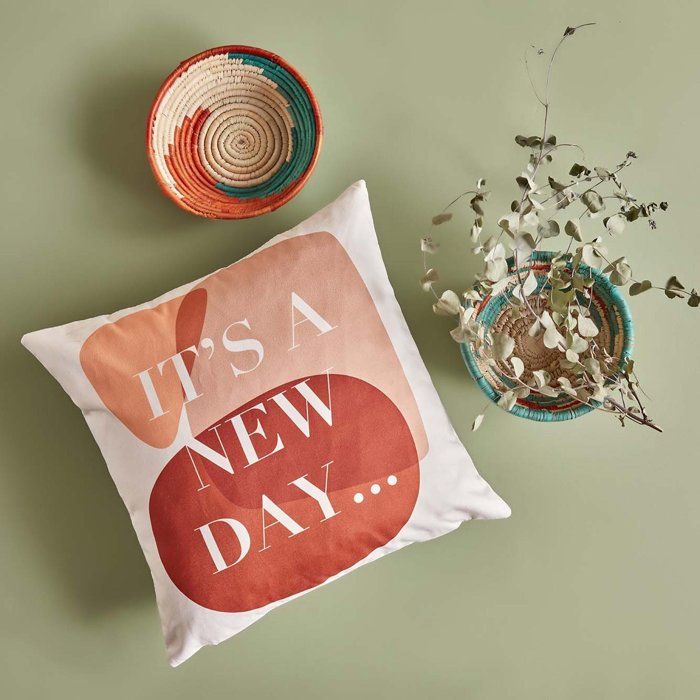 Housse de coussin New Day (43x43 cm)