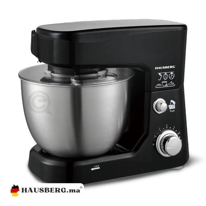 Batteur sur socle Electrique Noir 3,5 Litre ( 700W, 220-240V & 50 Hz) - Hausberg HB-7625NG