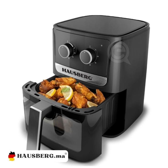Friteuse à Air Fryer Électrique 5.0L Hausberg 1500W – Cuisson Saine et Mécanique