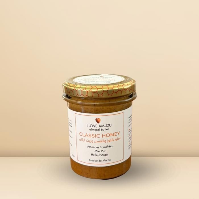 Classic Honey (Amandes grillées, Miel pur, huile d'argan et rien d'autre)