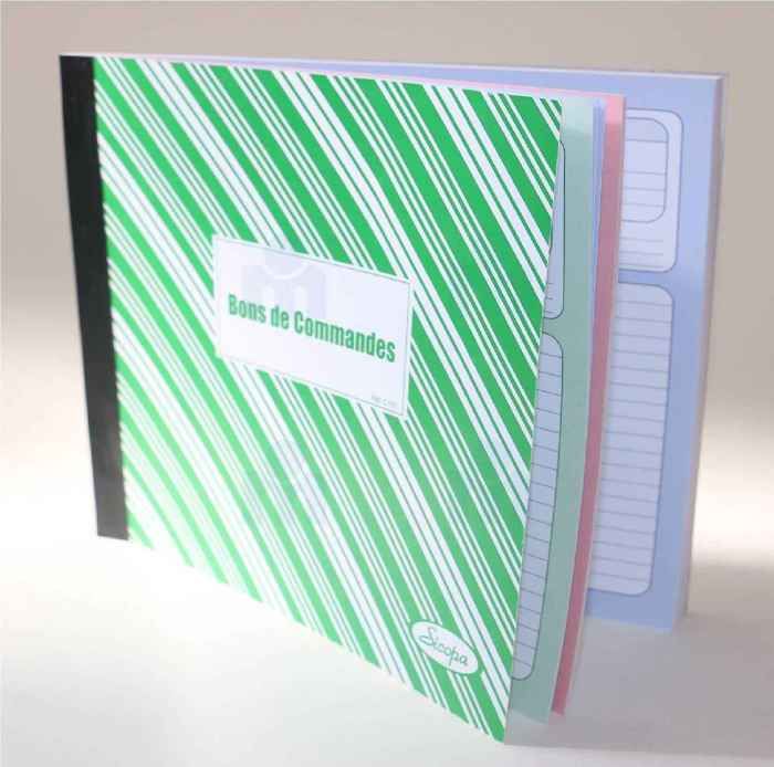 Carnet bons de commandes C151 19x21cm - SICOPA