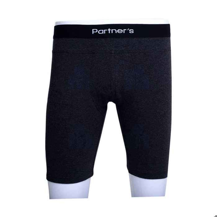 Boxer long - PARTNER'S - 5857 - Noir - Taille 4 - Soutien optimal